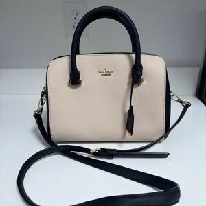 Kate Spade Black and Cream Satchel